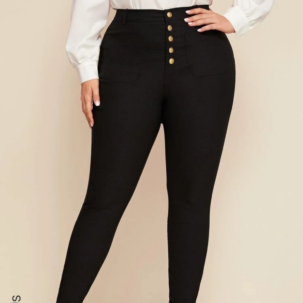 Women's black skinny pant